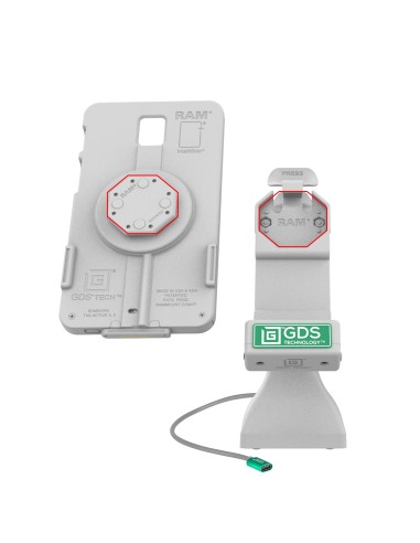 GDS® Uni-ConnT 7" Pedestal Dock with USB-C - Gray