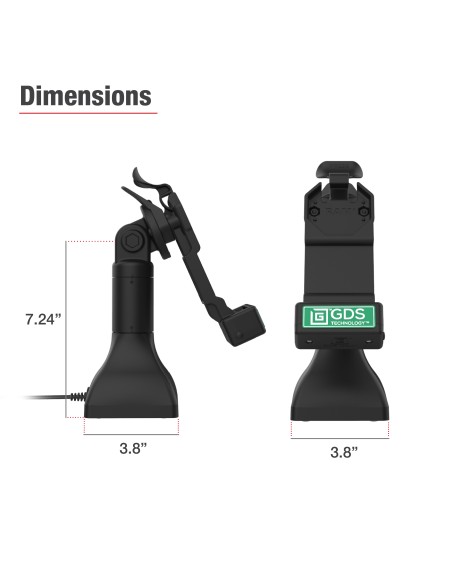 GDS® Uni-ConnT 7" Pedestal Dock with PoE