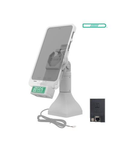 GDS® Uni-ConnT 7" Pedestal Dock with PoE - Gray