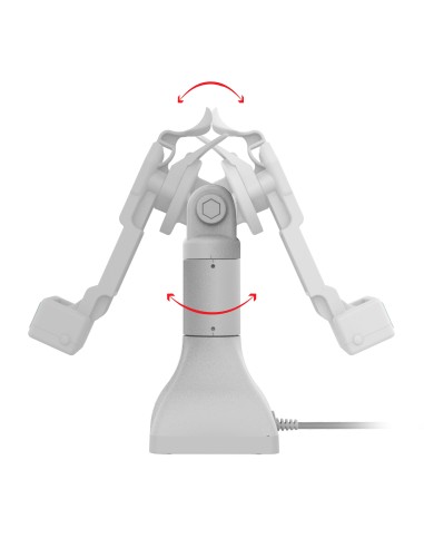 GDS® Uni-ConnT 7" Pedestal Dock with PoE - Gray