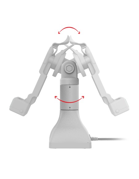 GDS® Uni-ConnT 7" Pedestal Dock with PoE - Gray