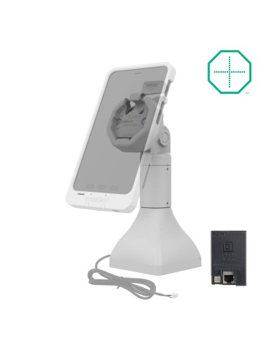 GDS® Uni-ConnT Powered 7" Pedestal Dock with PoE - Gray