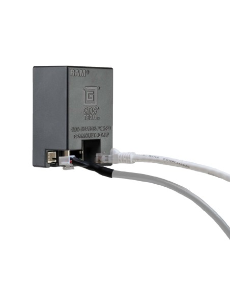 GDS® Uni-ConnT Powered 7" Pedestal Dock with PoE - Gray