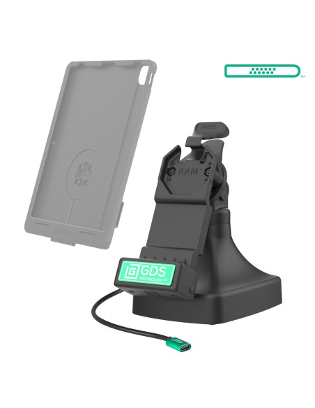 GDS® Uni-ConnT Tilt & Swivel Dock with USB-C + Data