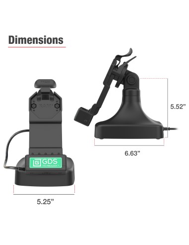 GDS® Uni-ConnT Tilt & Swivel Dock with PoE
