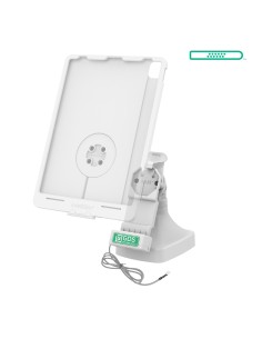 GDS® Uni-ConnT Tilt & Swivel Dock with PoE + Data - Gray 2