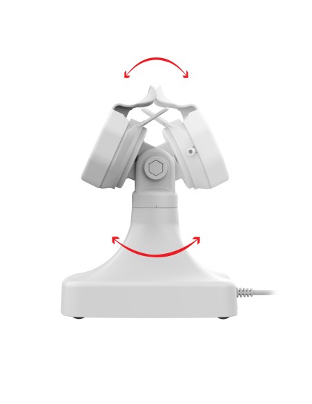 GDS® Uni-ConnT Powered Tilt & Swivel Dock with USB-C - Gray