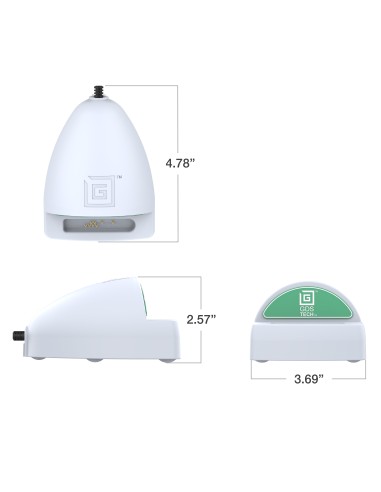 GDS® Desktop Dock with USB-C 2.0 Power Delivery - Large Tablets - Gray