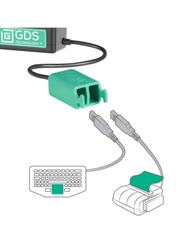 Locking GDS® Tough-DockT + Dual USB-A for iPad Pro 12.9, Pro 13 & Air 13