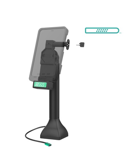 GDS® Uni-ConnT 14" Locking Pedestal Dock with USB-C