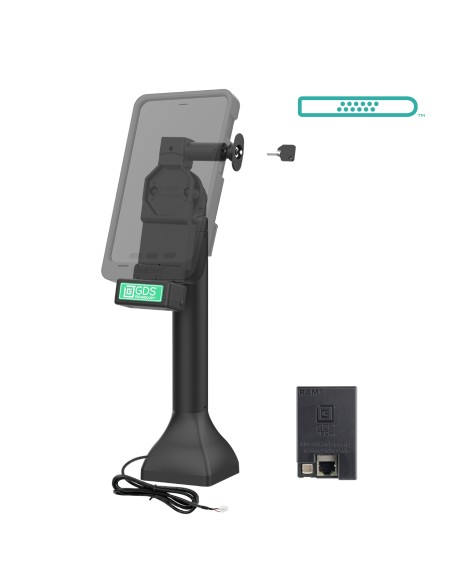 GDS® Uni-ConnT 14" Locking Pedestal Dock with PoE