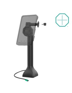 GDS® Uni-ConnT Powered 7" Locking Pedestal Dock with USB-C 2