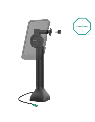 GDS® Uni-ConnT Powered 7" Locking Pedestal Dock with USB-C