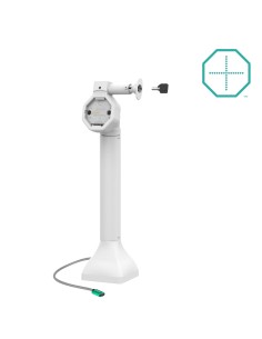 GDS® Uni-ConnT Powered 7" Locking Pedestal Dock with USB-C - Gray