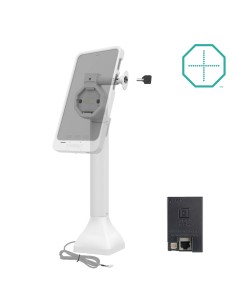 GDS® Uni-ConnT Powered 14" Locking Pedestal Dock with PoE - Gray 2