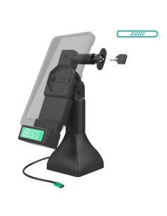 GDS® Uni-ConnT 7" Locking Pedestal Dock with USB-C 2