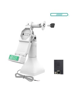 GDS® Uni-ConnT 7" Locking Pedestal Dock with PoE - Gray