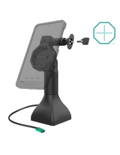 GDS® Uni-ConnT Powered 7" Locking Pedestal Dock with USB-C 2