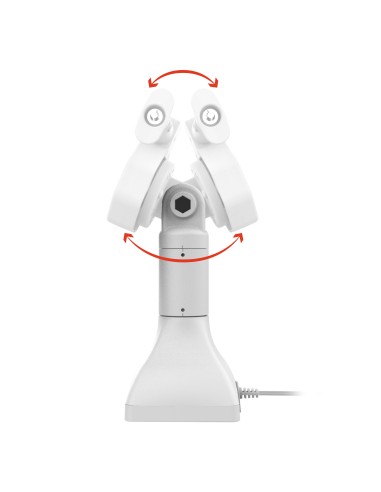 GDS® Uni-ConnT Powered 7" Locking Pedestal Dock with PoE - Gray