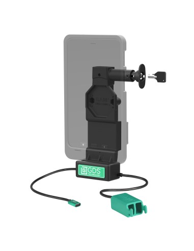 GDS® Uni-ConnT Locking Dock + Dual USB-A with Release Button