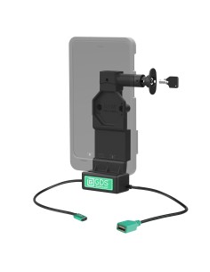 GDS® Uni-ConnT Locking Dock + Single USB-A with Release Button 2