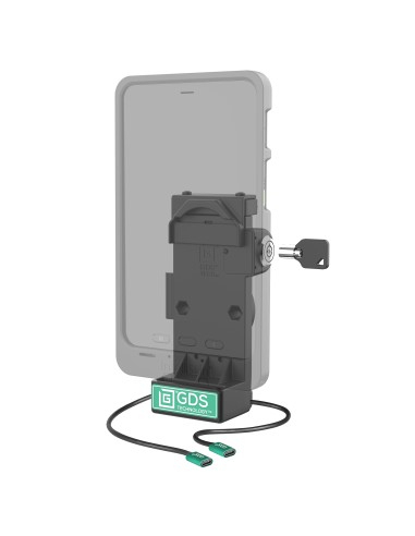 GDS® Uni-ConnT Locking Spring Loaded Power + Single USB-C Dock