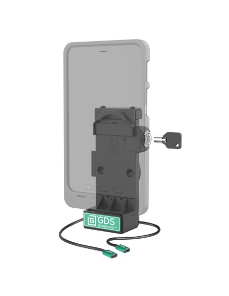 GDS® Uni-ConnT Locking Spring Loaded Power + Single USB-C Dock