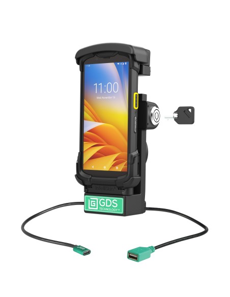 GDS® Locking Powered Dock + USB-A for Zebra TC73/78