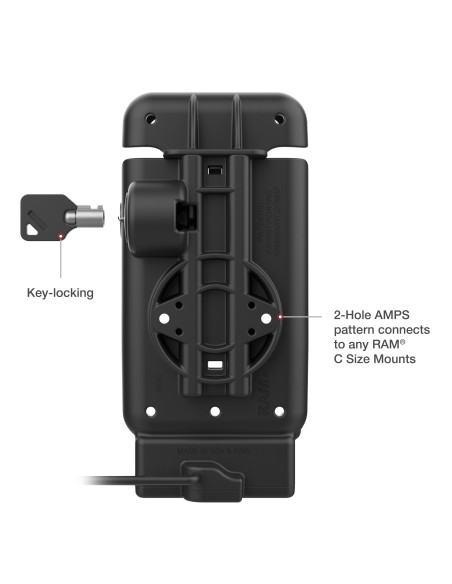 GDS® Powered Locking Vehicle Dock for Honeywell CT37 with IntelliSkin®
