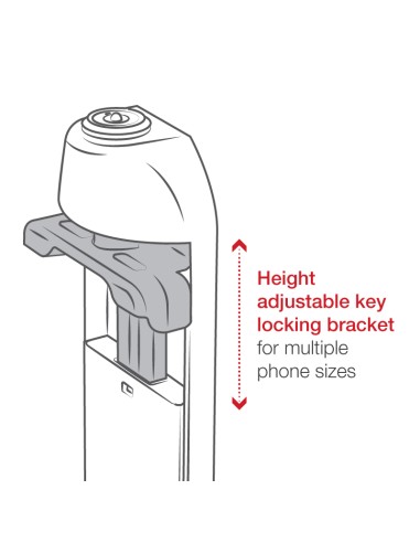GDS® Locking Vehicle Phone Dock with USB Type-C 3.1 for IntelliSkin®