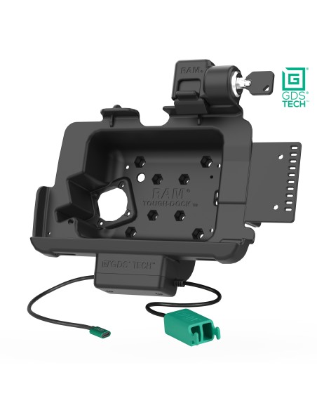 Locking GDS® Dock + Dual USB for Zebra ET401 & ET4x 8" with IntelliSkin®