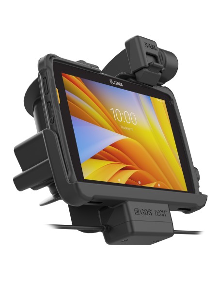 Locking GDS® Dock + Dual USB for Zebra ET401 & ET4x 8" with IntelliSkin®