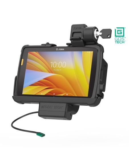 Locking GDS® Powered Dock for Zebra ET401 & ET4x 8" with IntelliSkin®