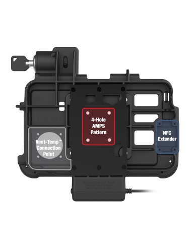 Locking GDS® Thin-DockT for Zebra ET401 & ET4x 8" with IntelliSkin®