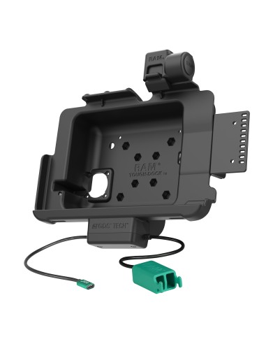 GDS® Power + Dual USB Dock with Latch for Zebra ET401 & ET4x 10"