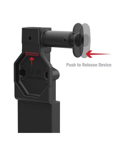 GDS® Uni-ConnT Dock + Single USB-A with Release Button
