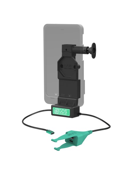 GDS® Uni-ConnT Dock + Dual USB-A & USB-C with Release Button