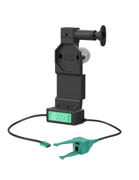 GDS® Uni-ConnT Dock + USB-A & RJ45 with Release Button