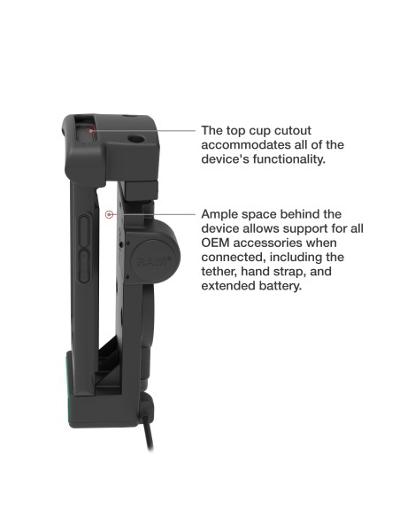 GDS® Powered Dock + USB-A for Zebra EC50/55