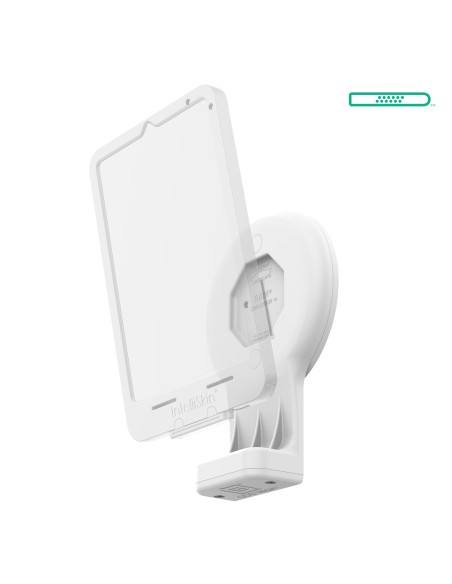 GDS® Uni-ConnT Wall Dock with Magnetic Receiver & PoE - Gray