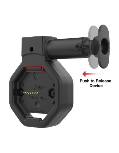 GDS® Uni-ConnT Powered Wall Dock with PoE & Release Button