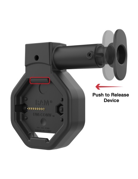 GDS® Uni-ConnT Powered Wall Dock with PoE & Release Button