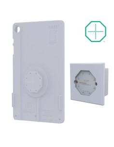 GDS® Uni-ConnT Powered Wall Dock with PoE (European Outlets) - Gray 2