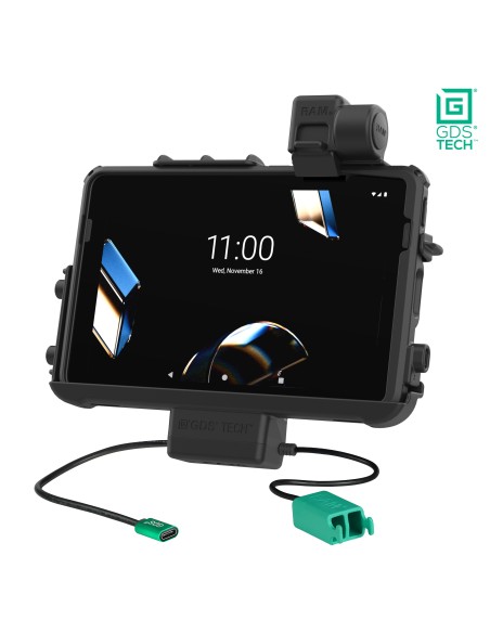 GDS® Thin-DockT + Dual USB for Zebra ET401 & ET4x 10" with IntelliSkin®