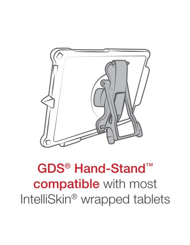 GDS® Hand-StandT Hand Strap and Kickstand for Tablets