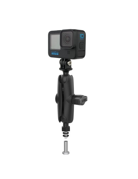 RAM® Tough-BallT for Bronco Hood Tie Down with Action Camera Adapter