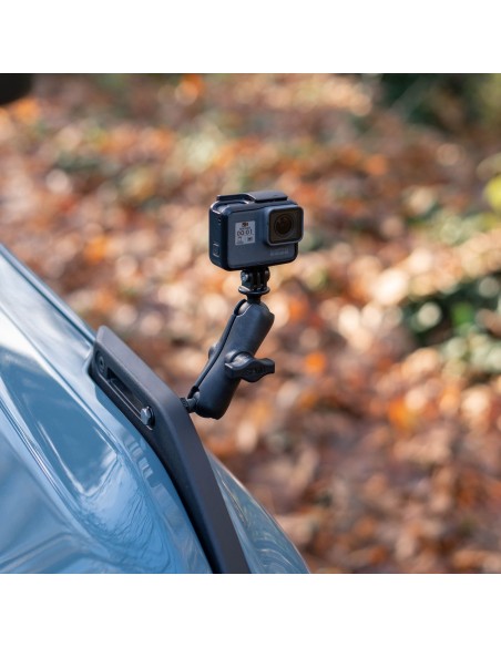 RAM® Tough-BallT for Bronco Hood Tie Down with Action Camera Adapter