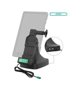 GDS® Uni-ConnT Tilt & Swivel Dock with USB-C + Data 2