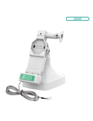 GDS® Uni-ConnT Tilt & Swivel Dock with PoE - Gray