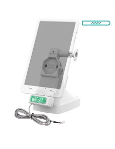GDS® Uni-ConnT Tilt & Swivel Dock with PoE - Gray 2